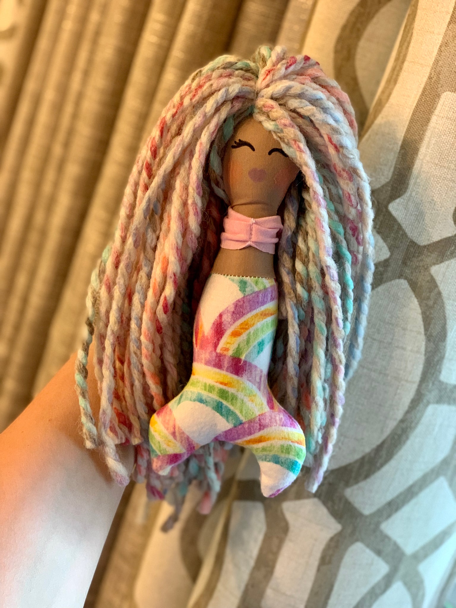 Pocket Mermaid Pastel Rainbow