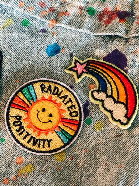 Radiate Rainbow Upcycled Denim Bag
