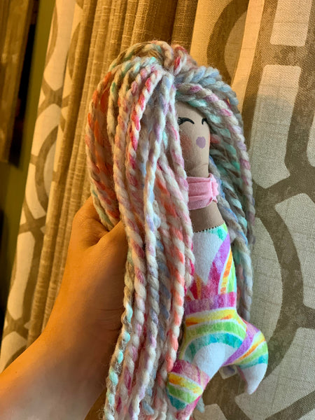 Pocket Mermaid Pastel Rainbow